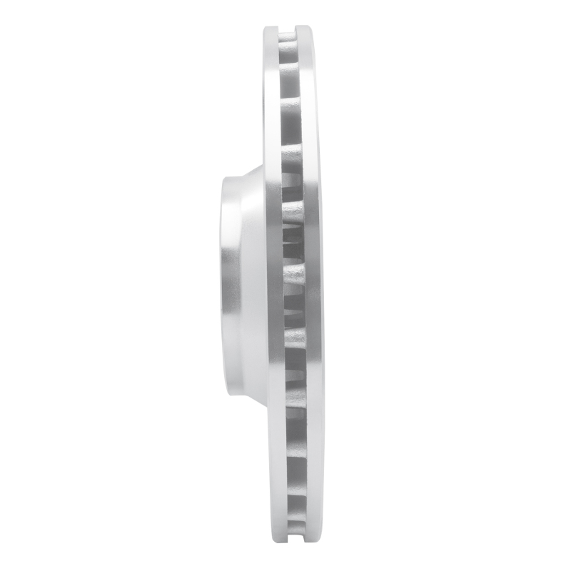 Audi A6 Quattro Brake Rotor (1) - Front Left - R1 Concepts - Drilled & Slotted - Silver - `05-`11